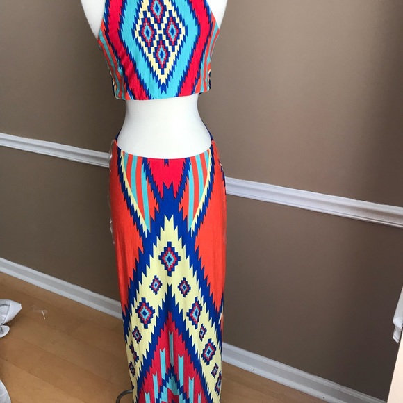 !SUMMER SALE! Beautiful Atzec Print Sundress - Picture 3 of 4